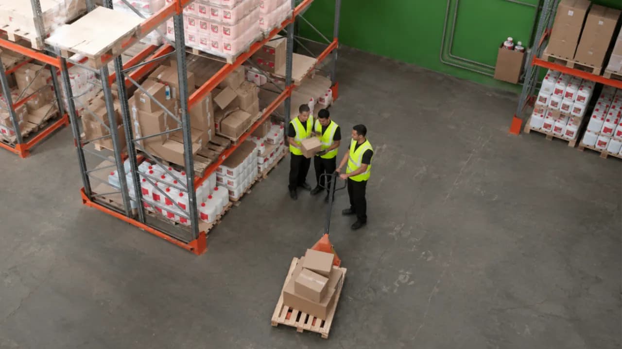 AAJ SCM Noida warehouse operations