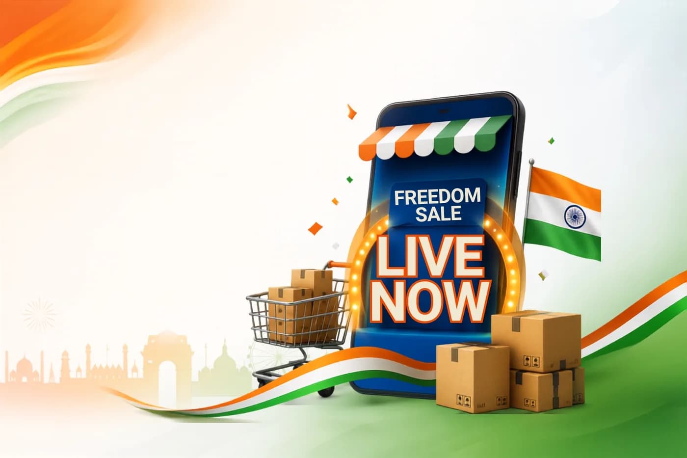 Independence Day Sale fulfillment readiness at an AAJ Supply Chain Management warehouse