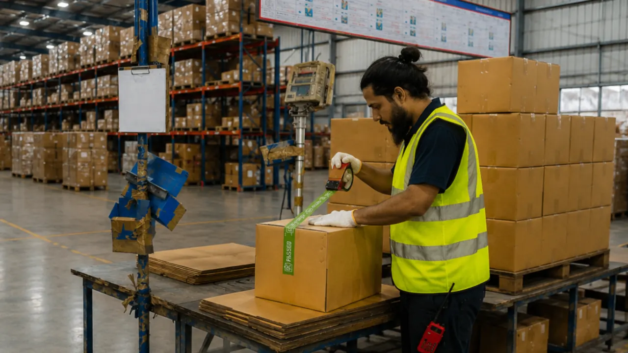 AAJ SCM Bhiwandi warehouse operations