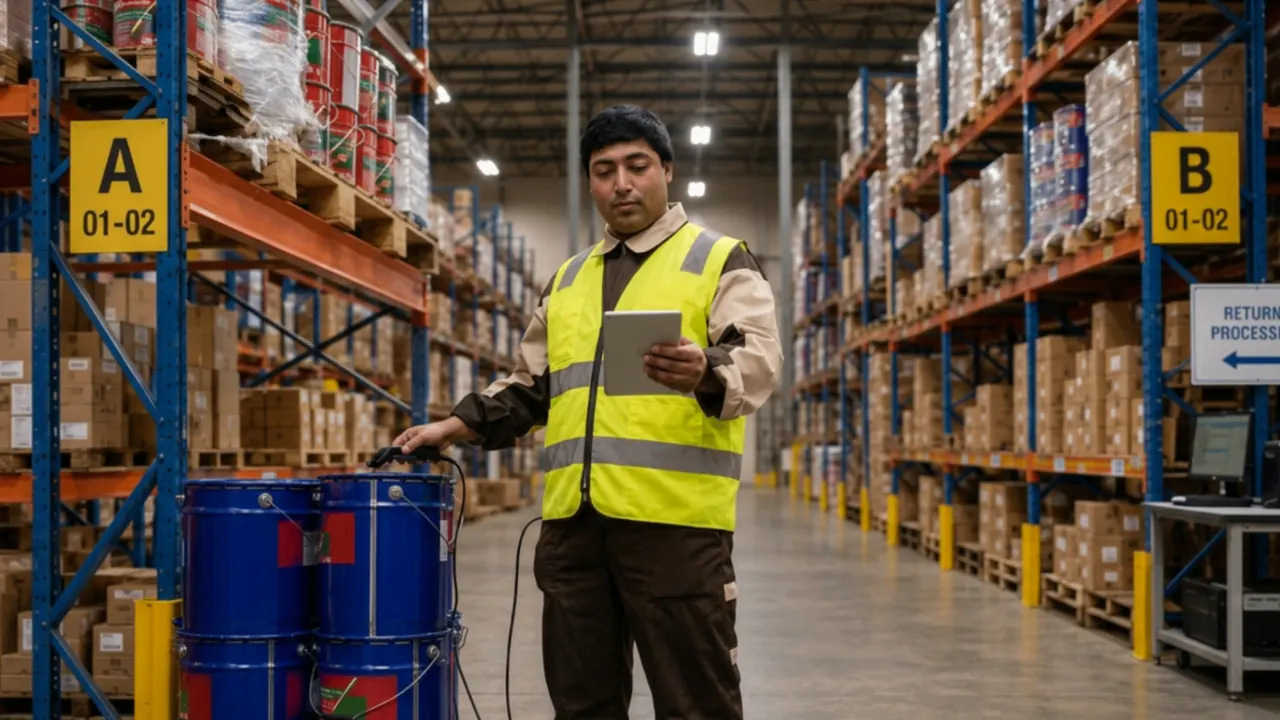AAJ SCM Gurgaon warehouse operations