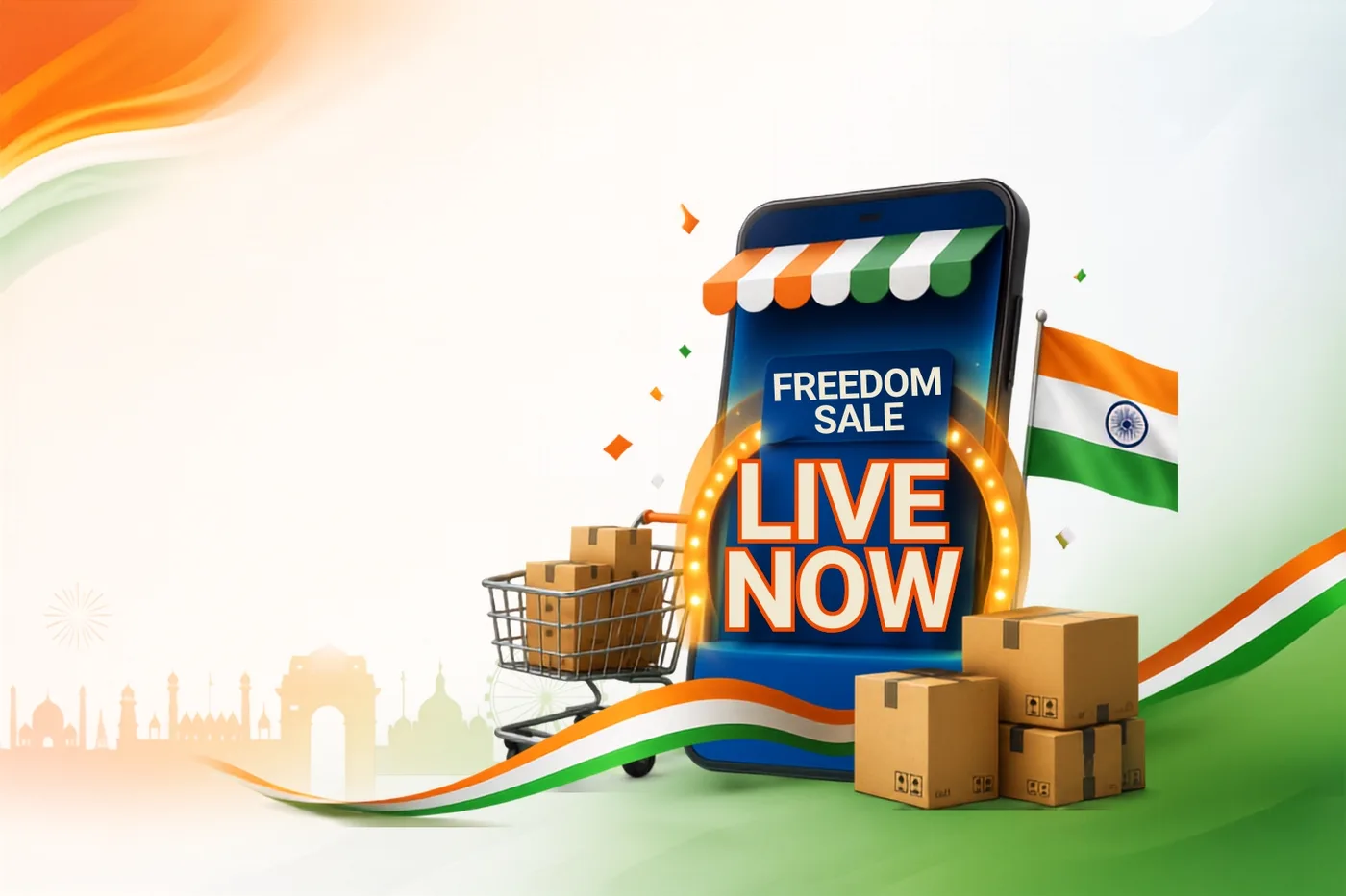 Independence Day Sale fulfillment readiness at an AAJ Supply Chain Management warehouse