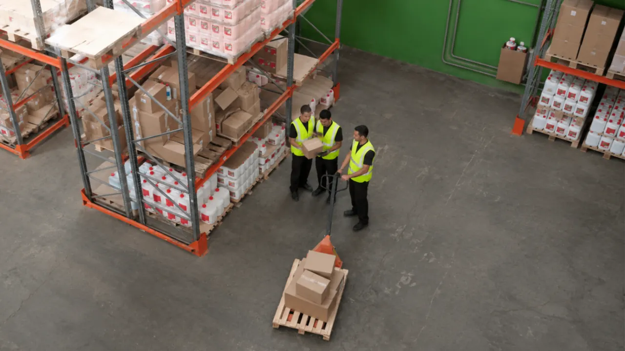 AAJ SCM Noida warehouse operations